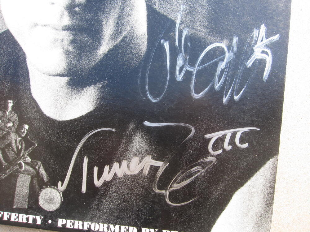 John Cafferty Beaver Brown Band 3x signed Album Eddie and the