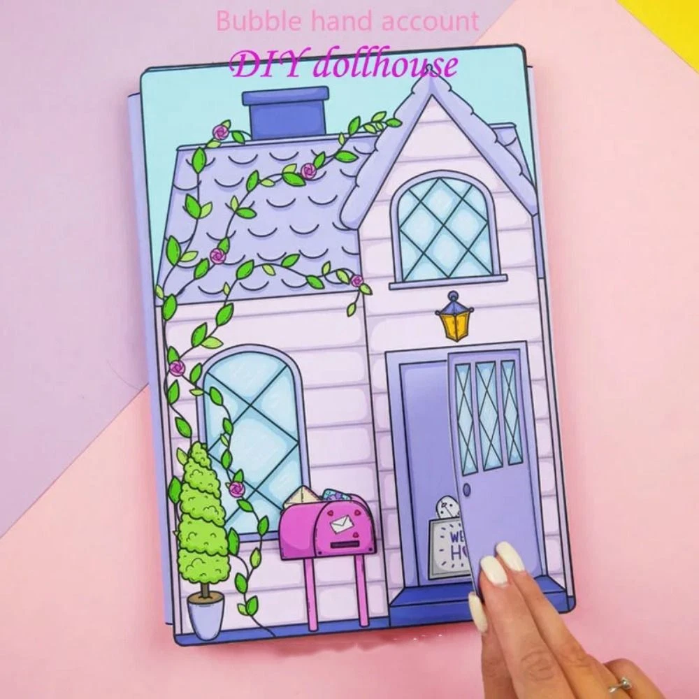 Paper on sale barbie house
