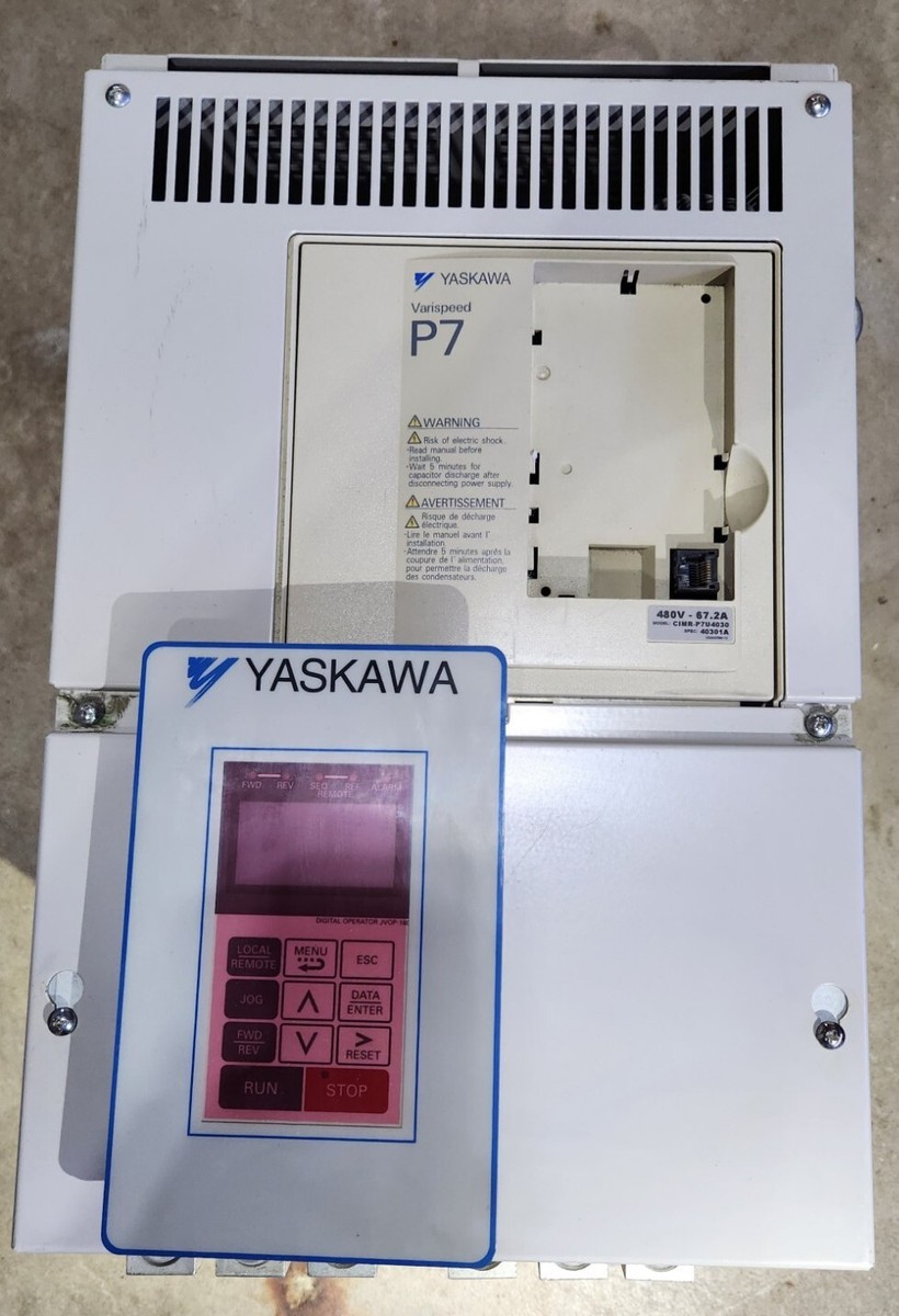 YASKAWA ELECTRIC CIMR-P7U4030 50HP VARIABLE FREQUENCY DRIVE. | eBay