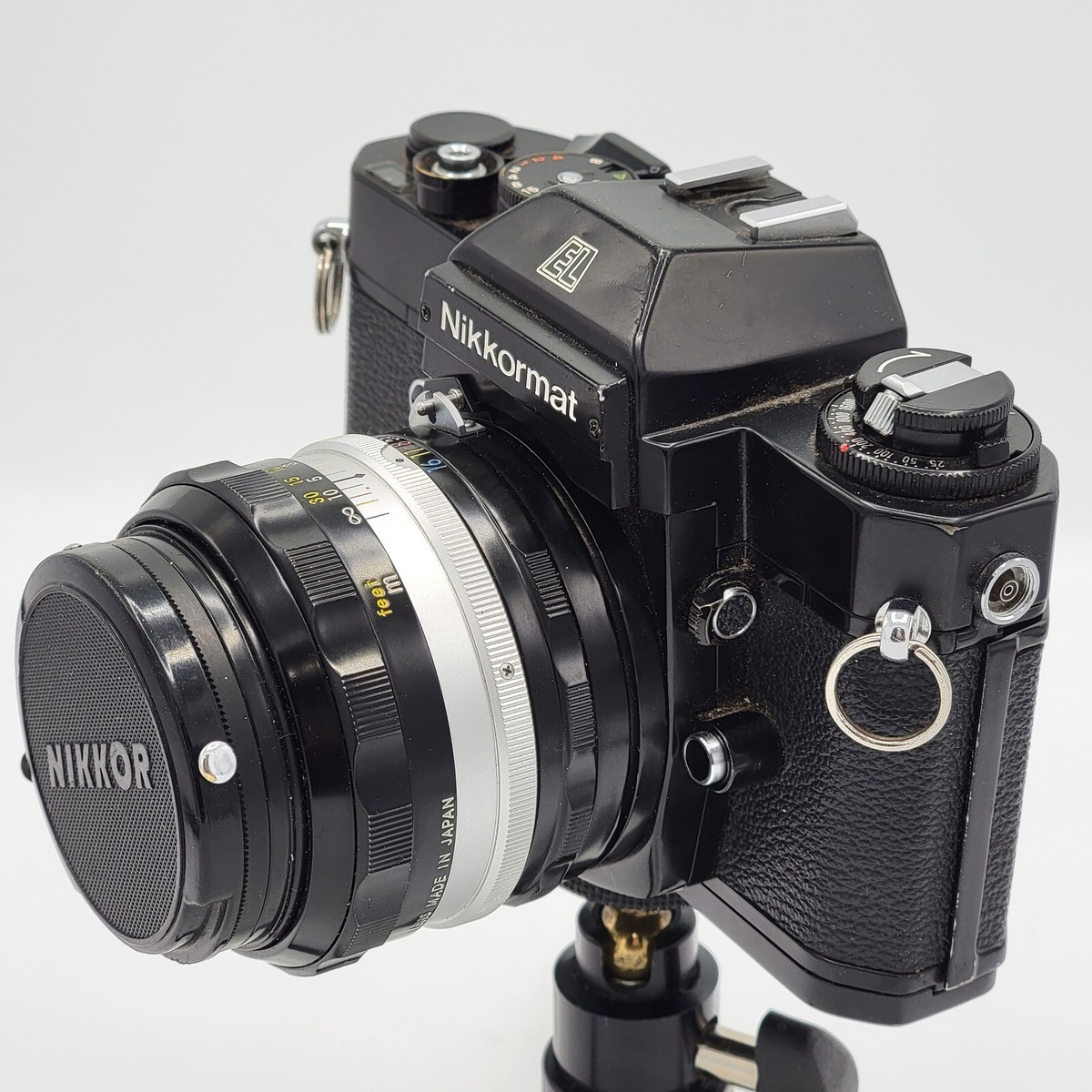 Nikon Black Nikkormat EL with Nikkor-S.C. Auto 50mm f1.4