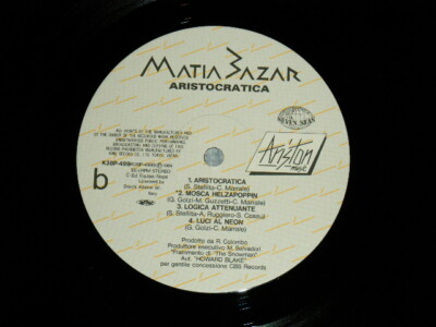 MATIA BAZAR Japan 1984 K28P-499 NM LP ARISTOCRATICA | eBay