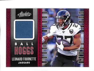 Leonard Fournette 2020 Absolute Ball Hoggs Jersey Relic Card