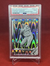 2021 Bowman Chrome Black and White RAYWAVE  Refractor ANDREW PAINTER PSA 9 Qty