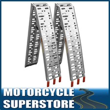 PAIR OF MOBILITY SCOOTER LOADING RAMPS FOLDING ALUMINIUM LIGHTWEIGHT RAMPS