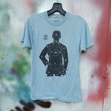 VINTAGE POLICE NEW STANDARD TARGET RAP ROCK GRUNGE SHIRT MEDIUM SCREEN STARS