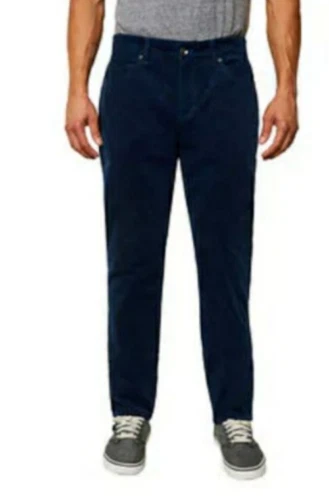 Men Hang Ten Stretch Corduroy Pants Coriander Tan 5 Pocket dress variaty