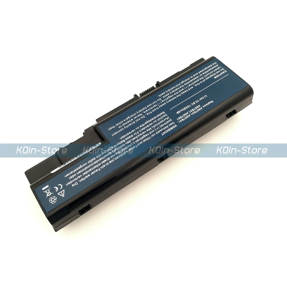 Batería de 12 celdas para Acer Aspire 5520G 5530 5920G AS07B31 AS07B41 AS07B51 AS07B71 Foto 2 de 4