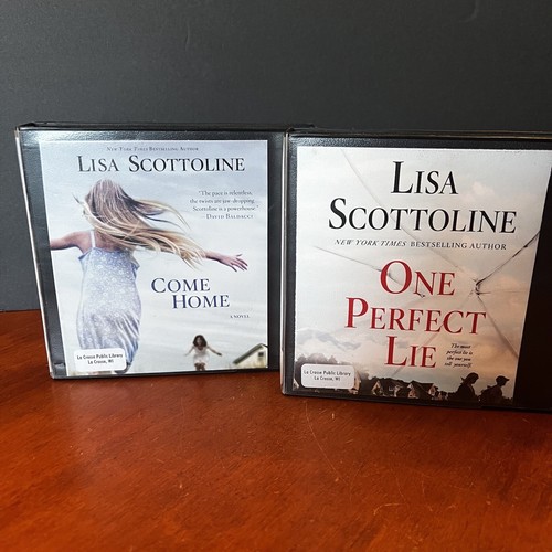 Lot 2 Lisa Scottoline Audio Book CD Set Come Home