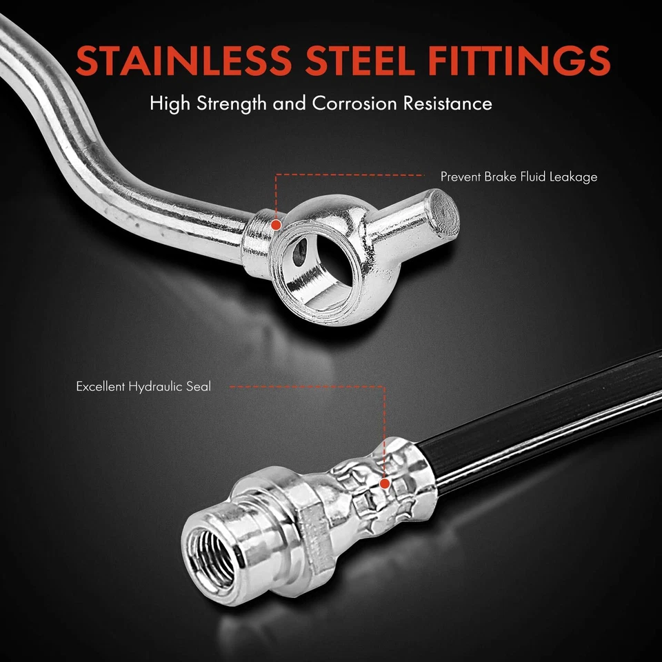 Manguera hidráulica de freno delantera derecha para Hyundai Tucson 2010-2018 Kia Sportage 11-17 Foto 4 de 4