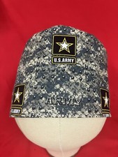 Men/Women Surgical Scrub Cap Lined Army Courage