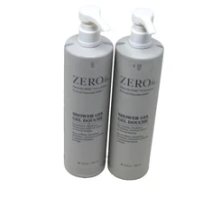 2 Zero% Naturally Kind SHOWER GEL w Pump Gilchrist & Soames 15 oz ea NEW