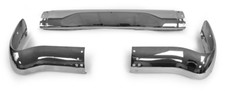 55 Chevy Wagon Rear 3-piece Bumper 1955 Chevrolet Nomad Station Wagon New 55 Chevy Wagon Rear 3-piece Bumper 1955 Chevrolet Nomad Station Wagon New