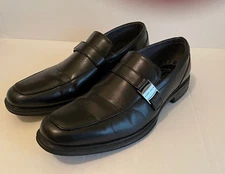 Perry Ellis Portfolio Ultrafoam Black Loafers Dress 8M