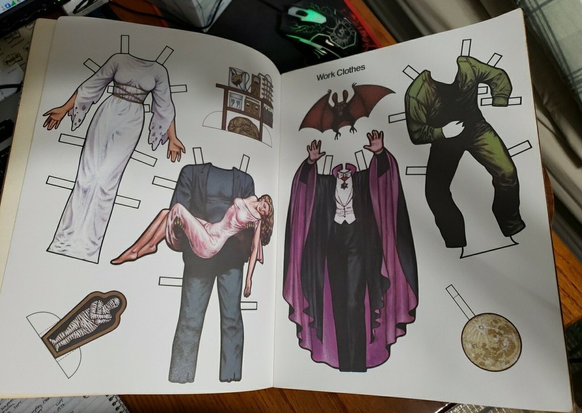 MONSTER Paper Dolls By Joll Bauman & Walter Velez Universal