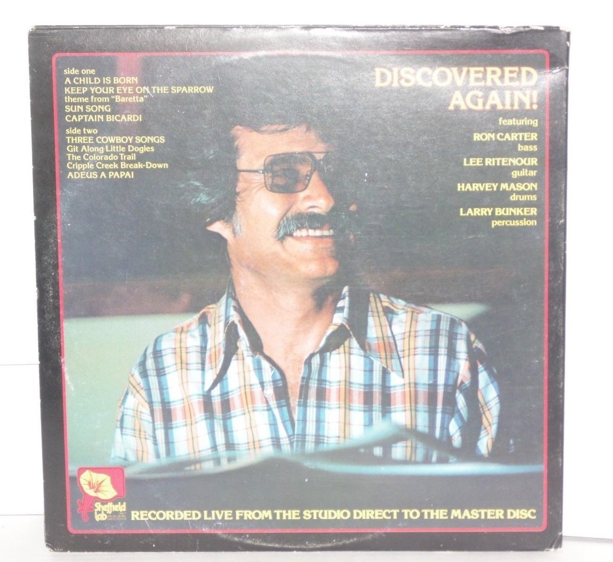 DAVE GRUSIN Discovered Again LP VG+ 1976 Sheffield Lab SL19