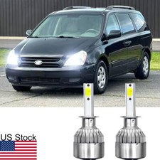2pcs H1 Led 6000k White Headlight High Beam Bulbs For 2007-2013 Kia Sedona 2pcs H1 Led 6000k White Headlight High Beam Bulbs For 2007-2013 Kia Sedona