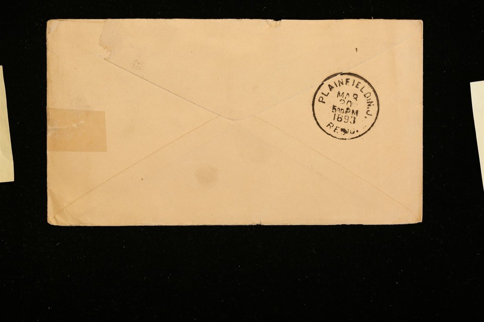 TAVARES FLORIDA CORNER CARD TAX COLLECTOR 1893 BACKSTAMP US COVER eBay