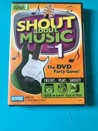 Shout about Music Disc 1 The DVD Party Game NEW - Picture 1 of 5