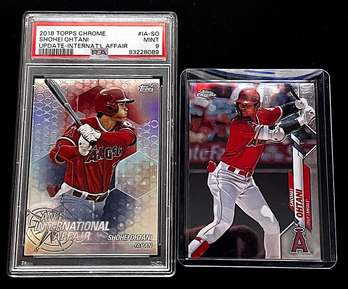 2018 SHOHEI OHTANI • PSA 9 RC • TOPPS CHROME INTERNATIONAL AFFAIR 