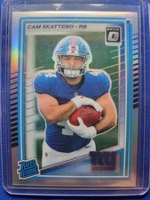 Cam Skattebo 2025 Optic #228 Rated Rookie Silver Holo Prizm RC Giants ๐ฅ๐ฅ