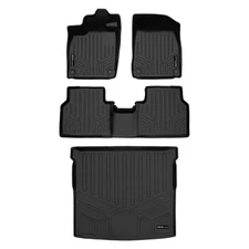 Smartliner Black 1st & 2nd Row Floor Liners & Cargo Liner for Volkswagen ID.4
