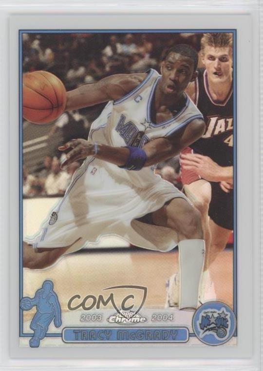 2003-04 Topps Chrome Refractor Tracy McGrady #1 HOF 0r4