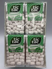 Tic Tac Fresh Breath Mints, Freshmint, Bulk Hard Candy Mints, 1 oz Each, 12 Pack
