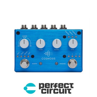 Pigtronix Cosmosis Stereo Morphing Reverb Pedal EFFECTS DEMO - PERFECT CIRCUIT