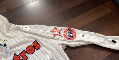 MLB HOUSTON ASTROS PINSTRIPE RETRO CLASSIC MEN'S RIB FLEECE PULLOVER HOODIE - Bild 16 von 16