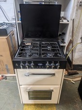 Excellent Condition Stoves Richmond 600DF Dual Fuel 60cm Mini Range Cooker Cream