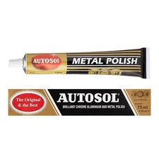 German Autosol 75ml High Luster Polishing Wax for Chrome Aluminium Metal