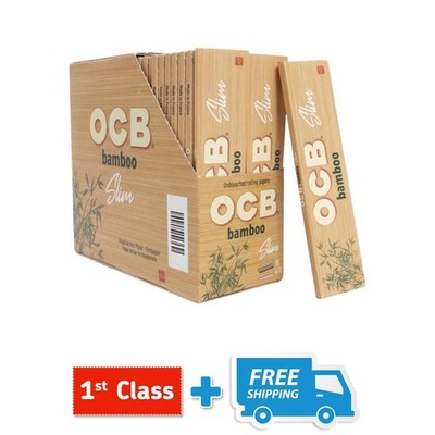 Neu Bambus OCB Rolling Paper King Size Slim Ultra Dünne Skins / Papiere.