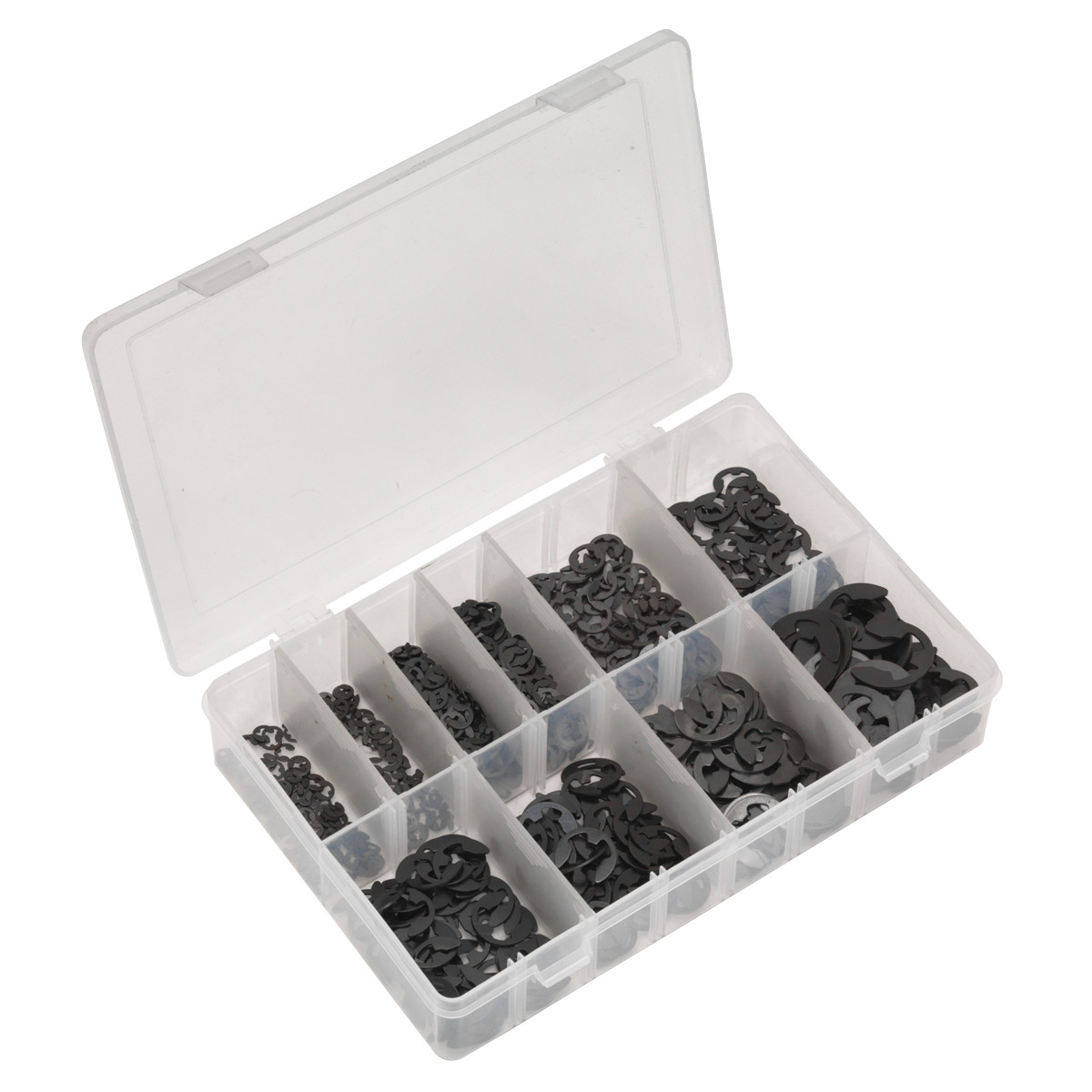 Sealey E-Clip Retainer Assortment 800pc Imperial - Part No. AB013ER - Image 9