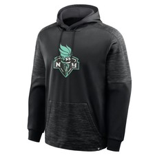 Men's Fanatics Black New York Liberty Pick & Roll Defender Pullover Hoodie