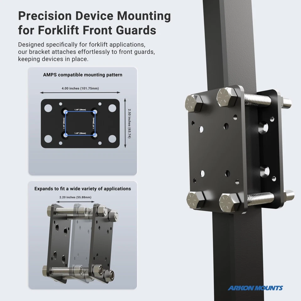 Mounts - Locking Forklift Tablet Mount with Adjustable Arm | Industrial Stren... - Image 4 of 4