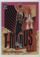 2021 Panini Donruss Optic T-Minus 3 2 1 Pink Prizm /25 Donovan Mitchell #5 0h0m