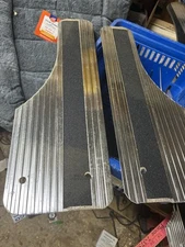 VTG NOS Deflecta-Shield Pickup Mud Flaps Splash Guard Aluminum #1