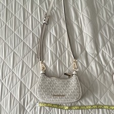 Michael Kors Signature Logo Small Crescent Sh...
