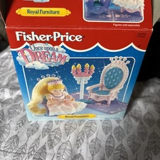 NIP Fisher Price Once Upon A Dream Castle “ Royal Furniture New In Box Unopened