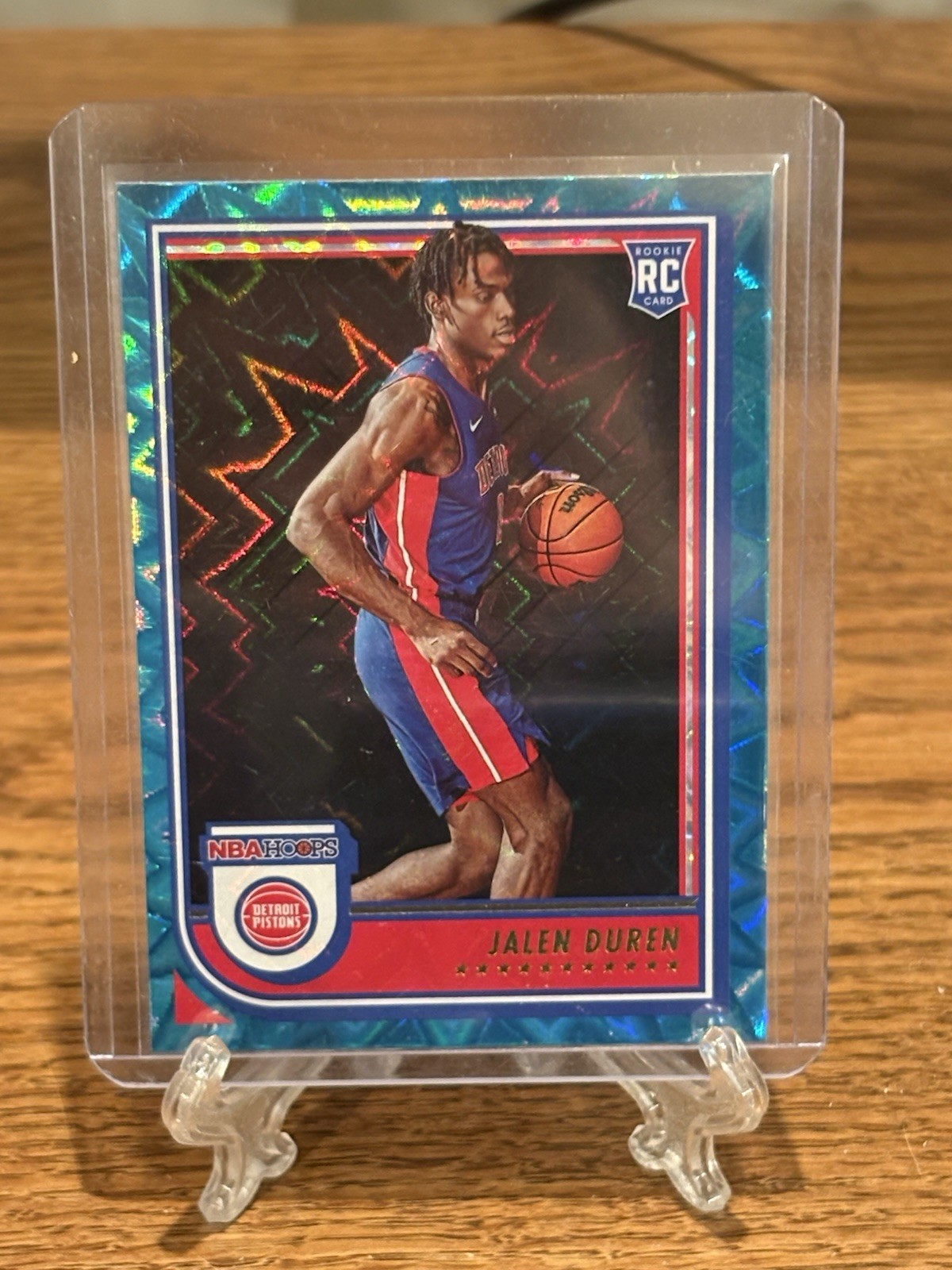 2022-23 Panini NBA Hoops - Rookies Jalen Duren #243 Teal Explosion (RC)