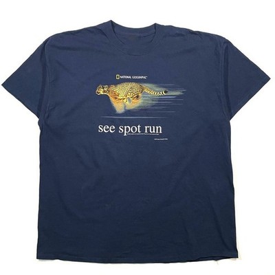 Retro National Geographic ''See Spot Run'' NAVY Unisex Pullover Sweater S-5XL
