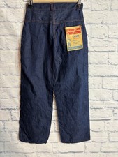 VTG 50s Denim Jeans Sanforized Kids Susan Elaine Originals NOS 23X21 Economy MFG