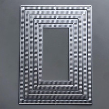 Rectangle Border Die Cut for Card Making, Scrapbooking Die-Cuts, Metal Cutting D