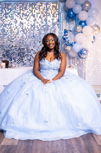 Baby Blue Sweet 16/Quinceañera Dress