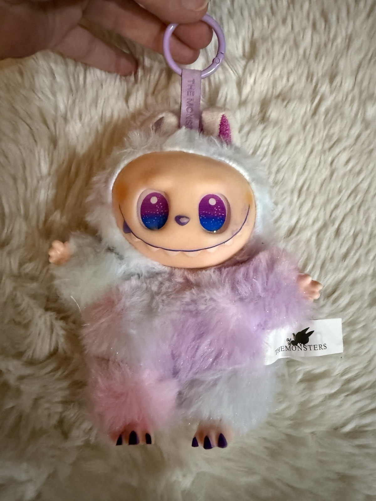 Labubu Plush Keychain Luck Charm Inspired by Pop Mart Style