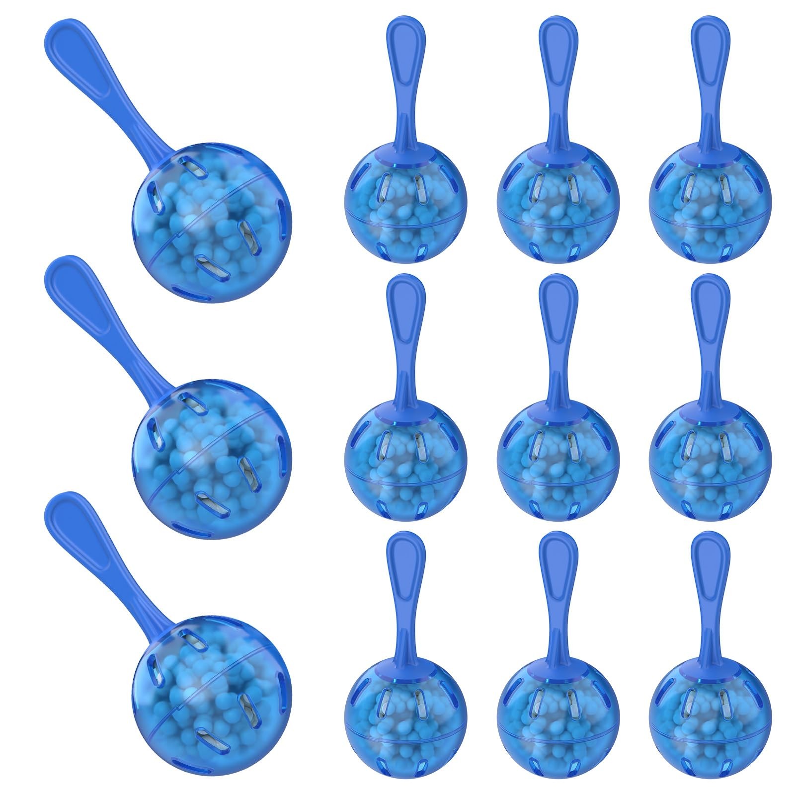 Pawfly 12 Pcs Humidifier Cleaner, Demineralization Cleaning Ball, Blue
