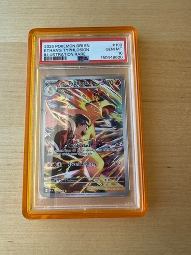 Ethan's Typhlosion 190/182 Sv10: Destined Rivals Holo PSA 10