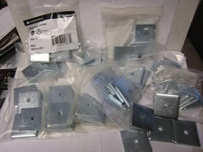 10 X 5-packs = 50 Adama x 1/4 H x 1-1/2"  Square Washer for Strut Channel   WS14