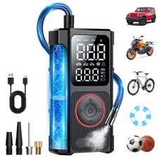 Cordless Tire Inflator Portable Air Compressor, 150 PSI Air Pump for Car Tires
