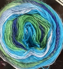 BERROCO NEBULA, 1 cake Col PISCES #7511 Self-Striping 100% Merino Wool Superwash